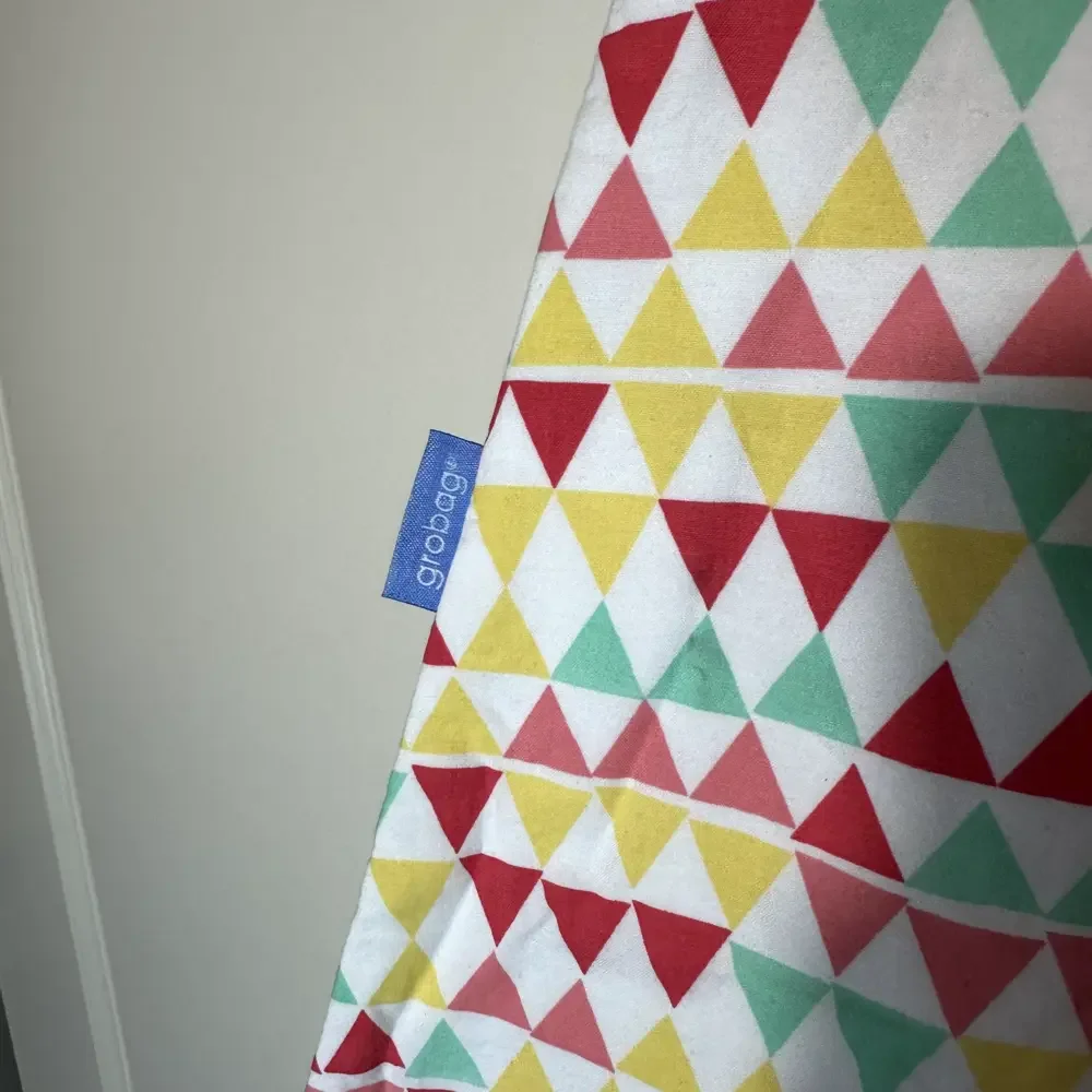 Original Grobag Sleep Sack Unisex 100% Cotton Size 0-6 Mos Geometric‎ Multicolor